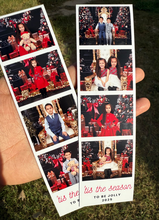 Memory Reels - Set of 5 Photo Booth Inspired Magnets - Holiday Season 🎁